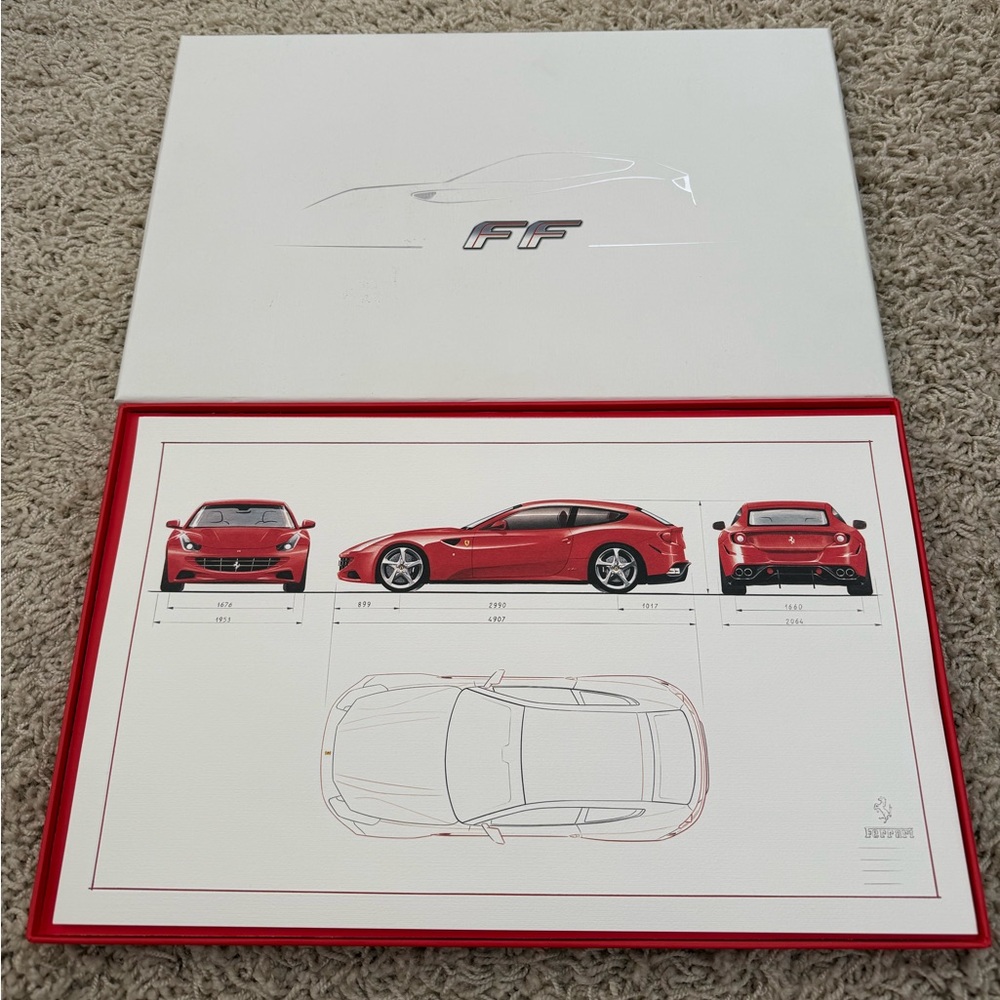 Ferrari FF Vip Lithograph Print In Presentation Box
